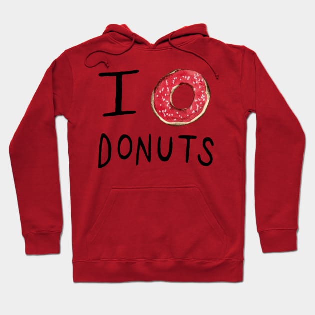 I ❤ Donuts Hoodie by Sophie Corrigan